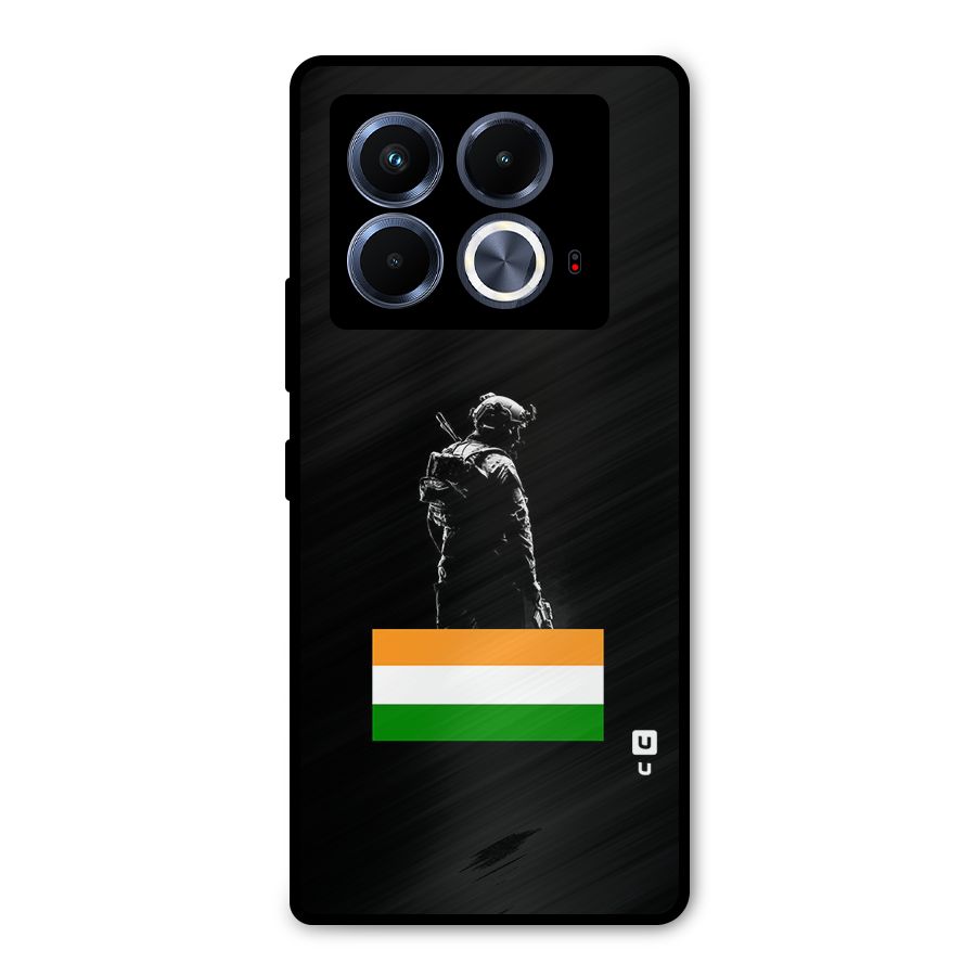 Commando Respect Metal Back Case for Infinix Note 40 5G