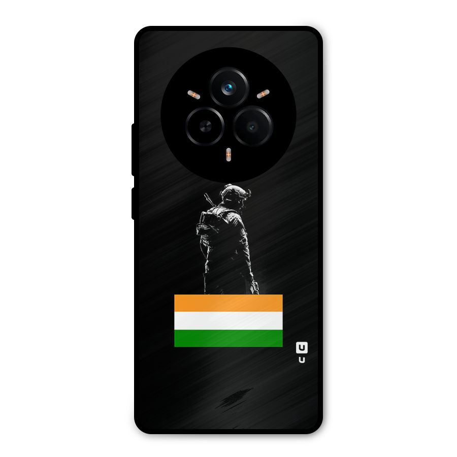 Commando Respect Metal Back Case for Realme 14 Pro Plus