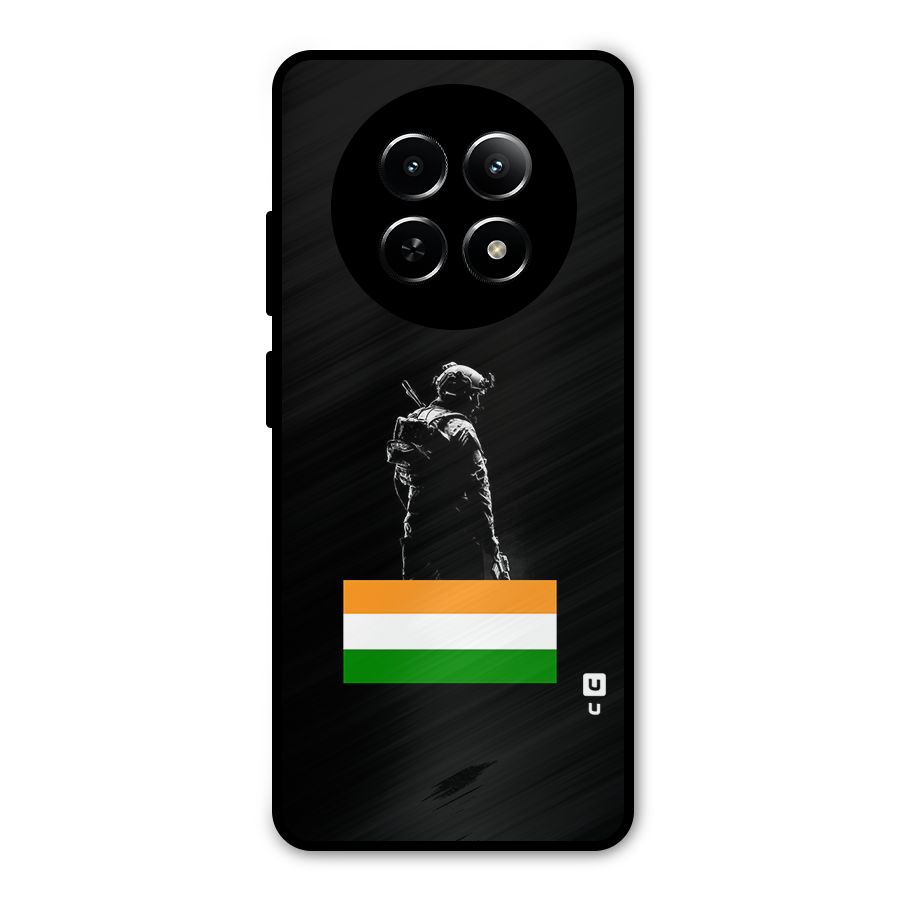 Commando Respect Metal Back Case for Realme Narzo N65