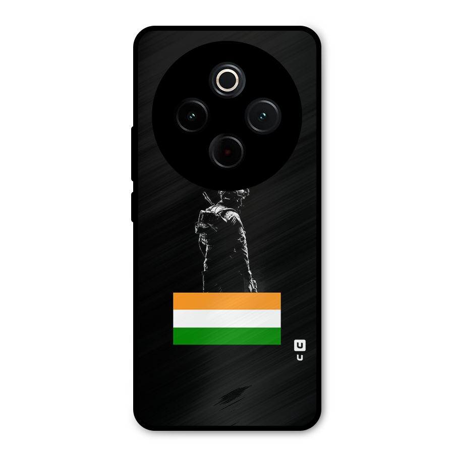Commando Respect Metal Back Case for Vivo T4