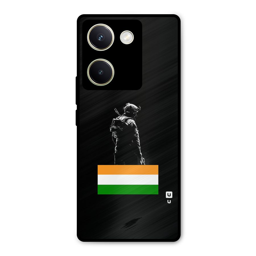 Commando Respect Metal Back Case for Vivo Y200 Pro