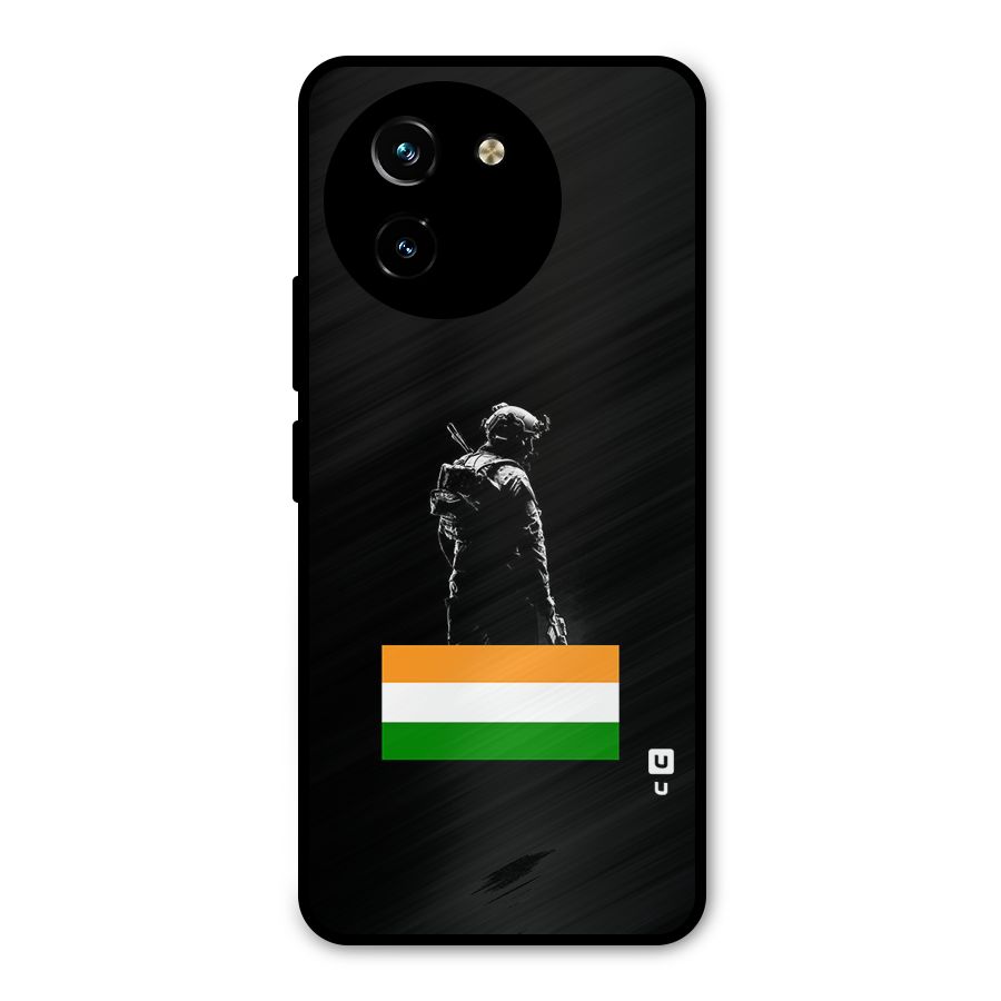 Commando Respect Metal Back Case for Vivo Y200i