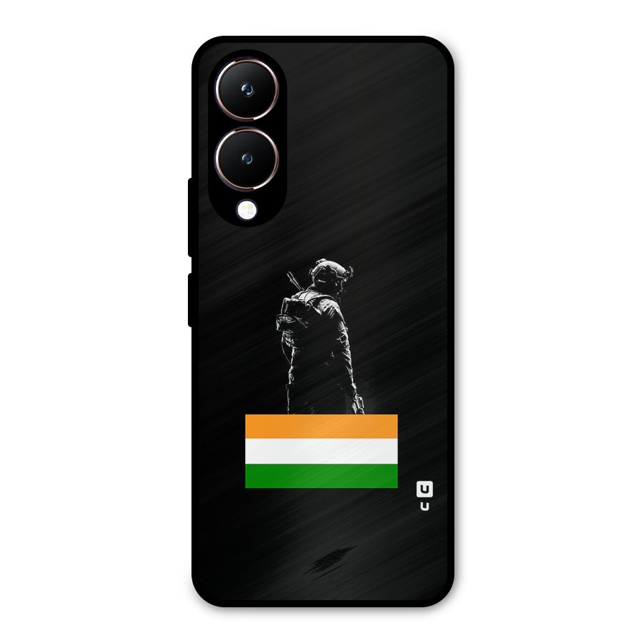 Commando Respect Metal Back Case for Vivo Y28