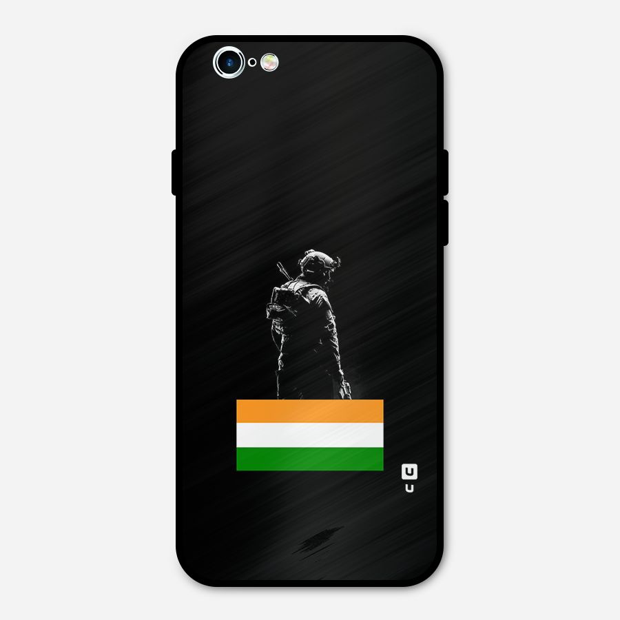 Commando Respect Metal Back Case for iPhone 6 6s