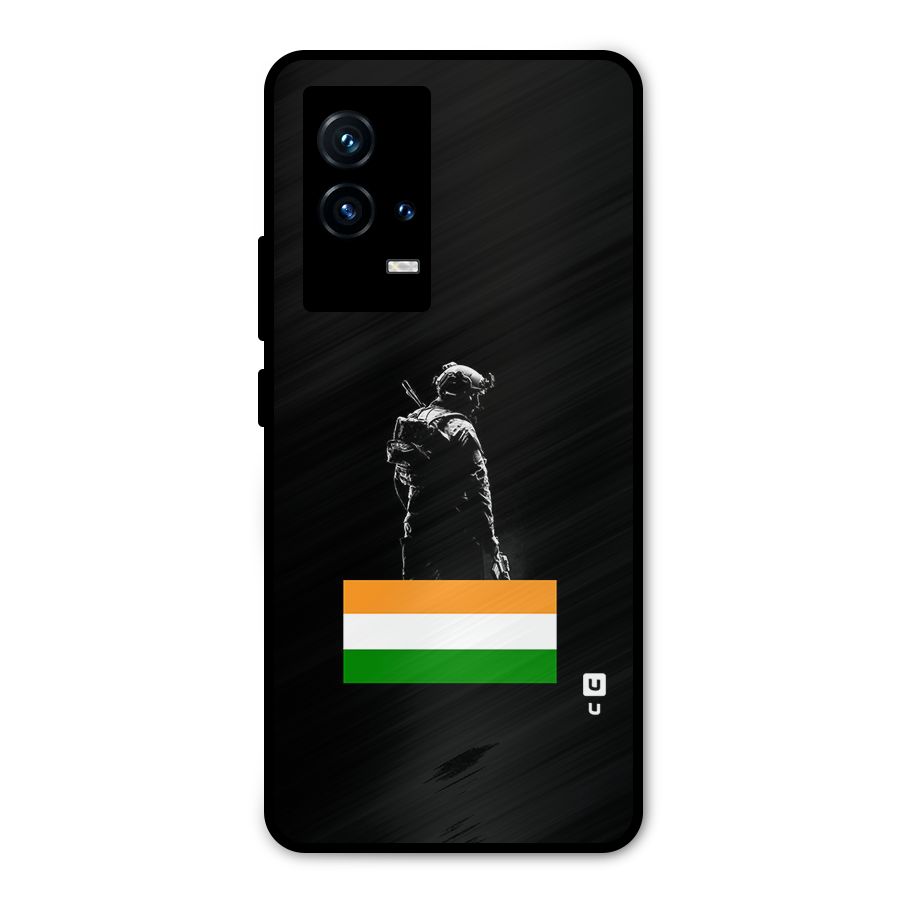 Commando Respect Metal Back Case for iQOO 9 5G