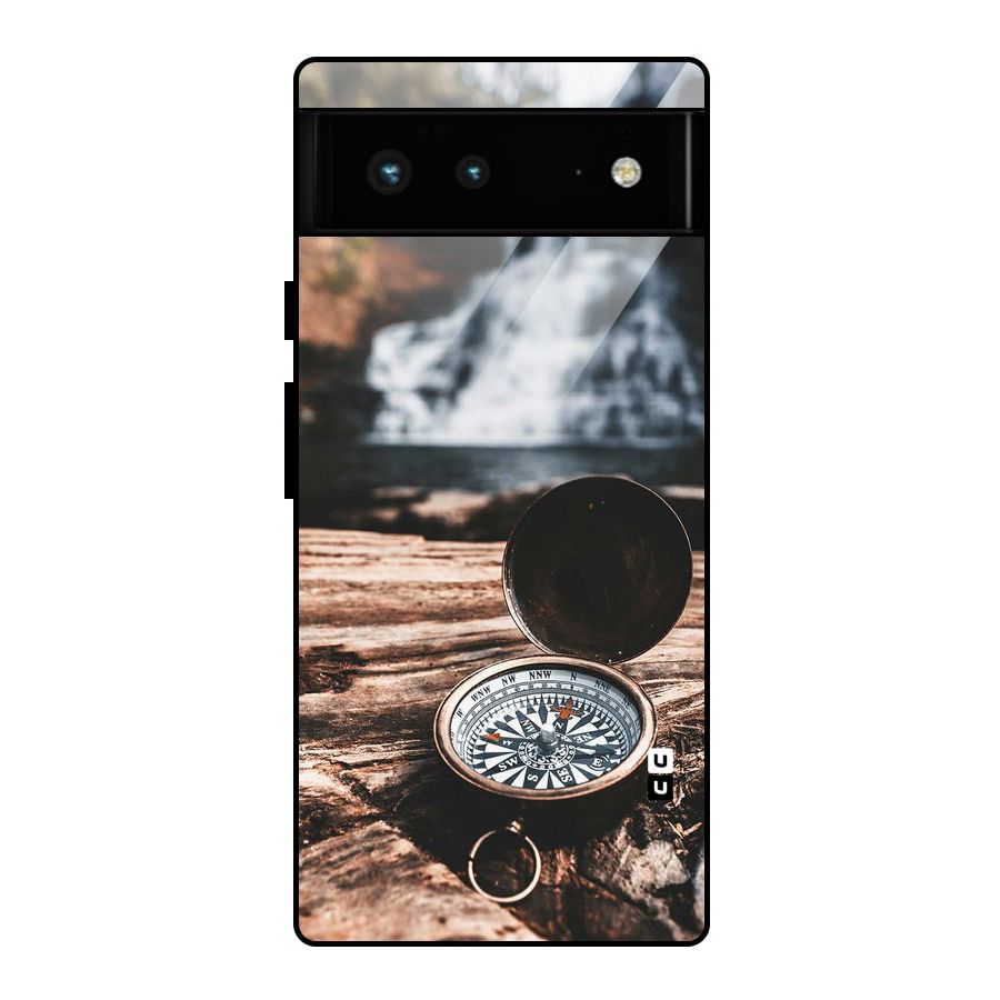 Compass Travel Glass Back Case for Google Pixel 6