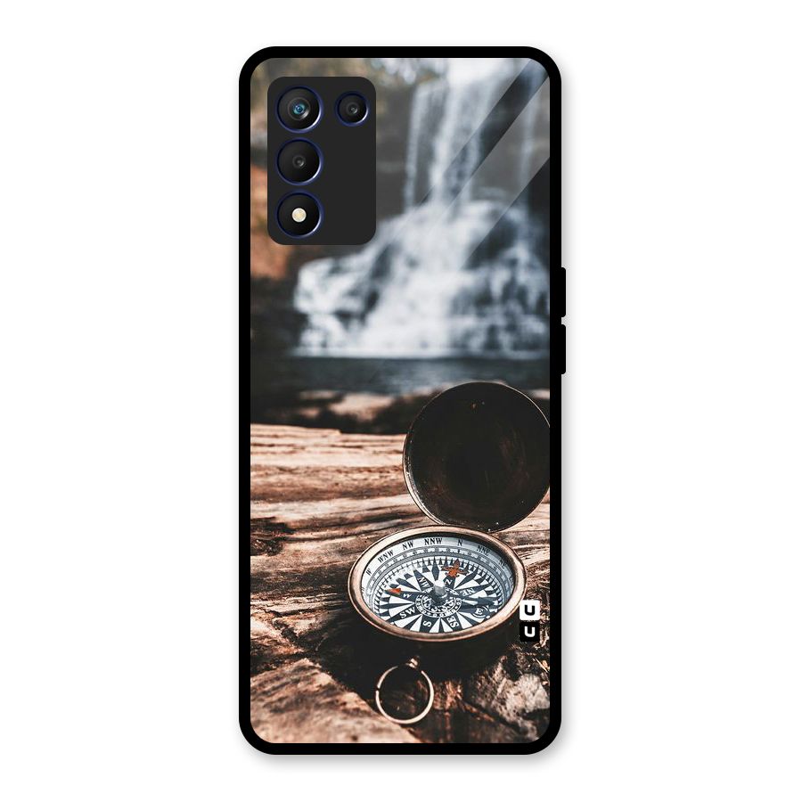 Compass Travel Glass Back Case for Realme 9 5G Speed