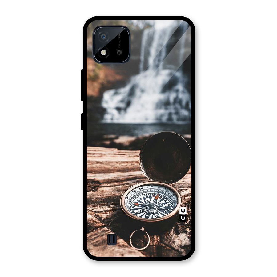 Compass Travel Glass Back Case for Realme C11 2021