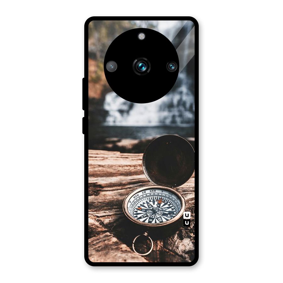 Compass Travel Glass Back Case for Realme Narzo 60 Pro