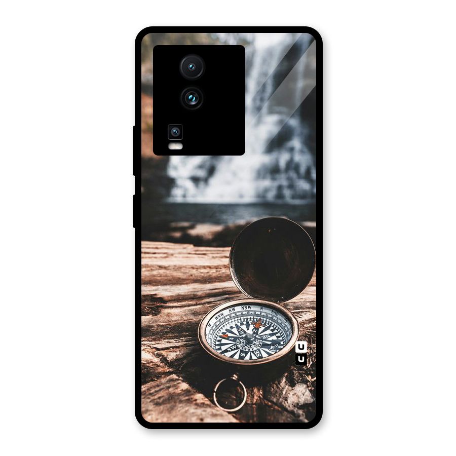 Compass Travel Glass Back Case for Vivo iQOO Neo 7 Pro