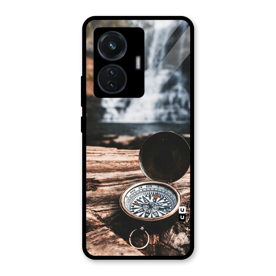Compass Travel Glass Back Case for iQOO Z6 44W