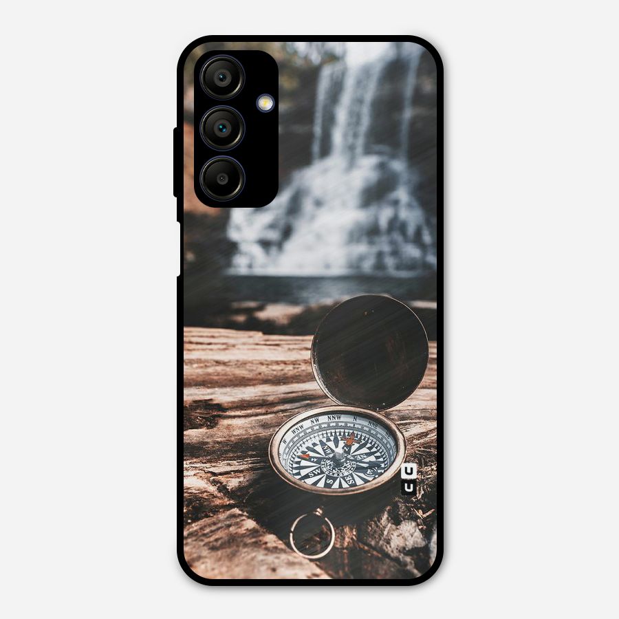 Compass Travel Metal Back Case for Galaxy A15 5G