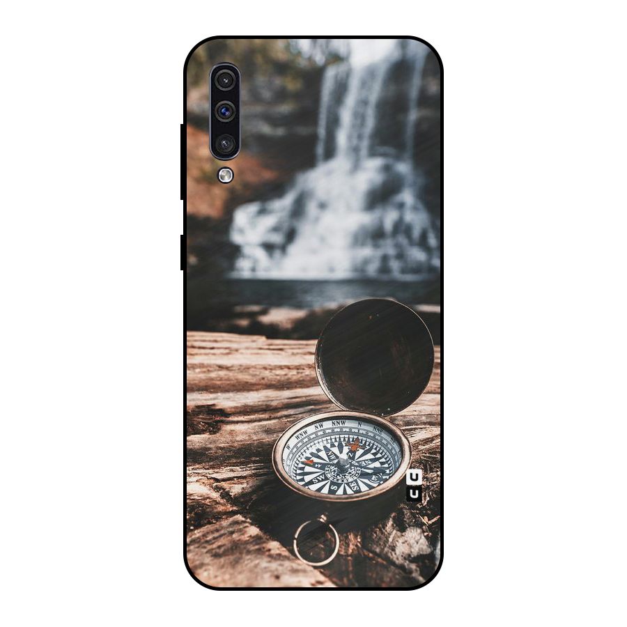 Compass Travel Metal Back Case for Galaxy A50s