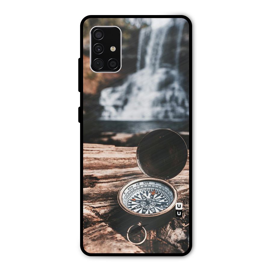 Compass Travel Metal Back Case for Galaxy A51