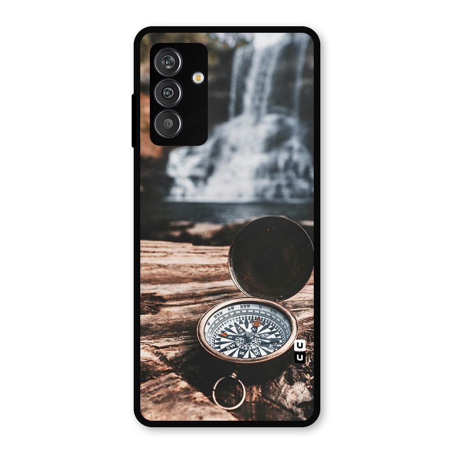 Compass Travel Metal Back Case for Galaxy F13