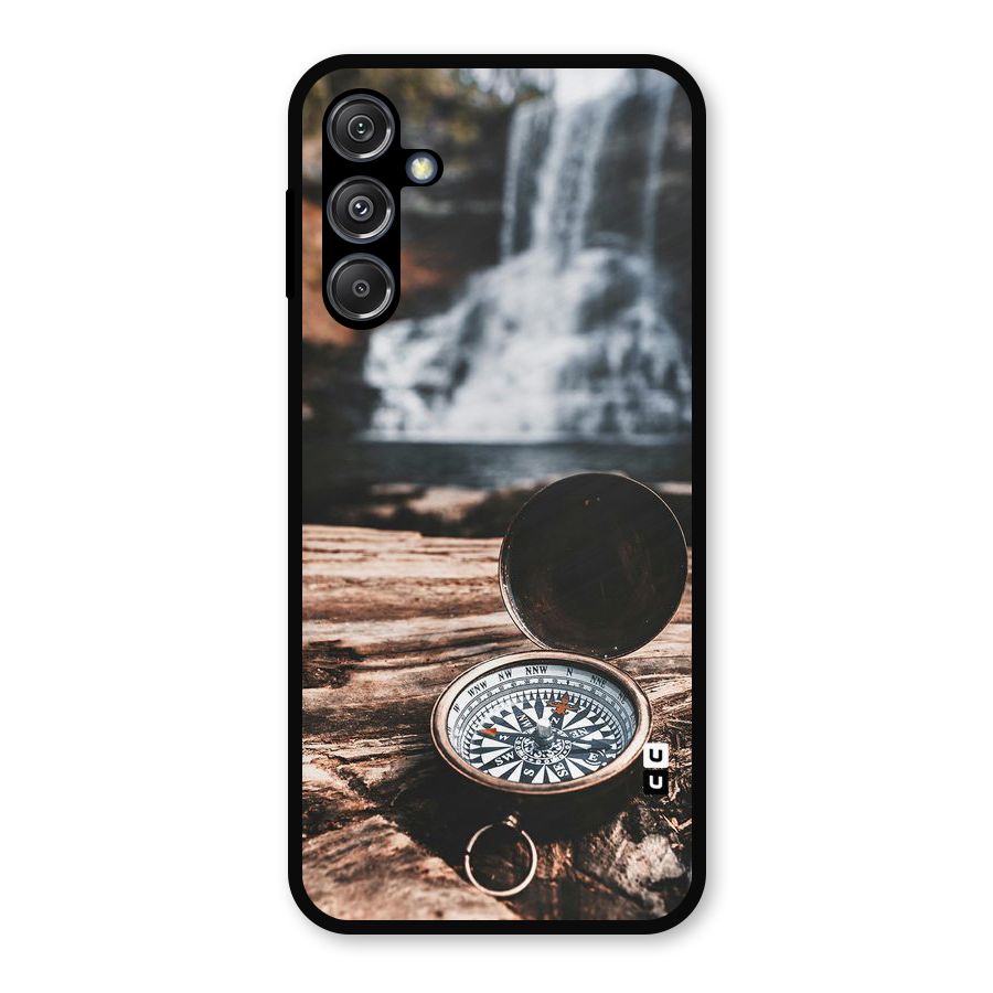 Compass Travel Metal Back Case for Galaxy M34 5G