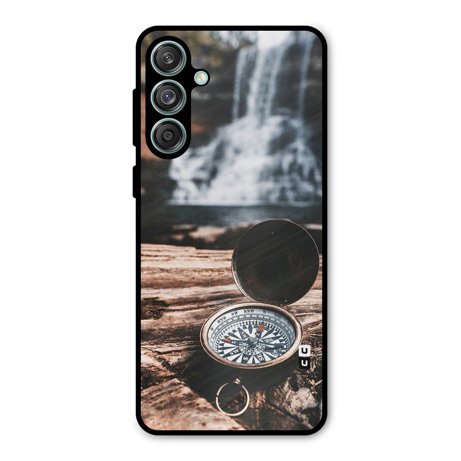 Compass Travel Metal Back Case for Galaxy M55 5G
