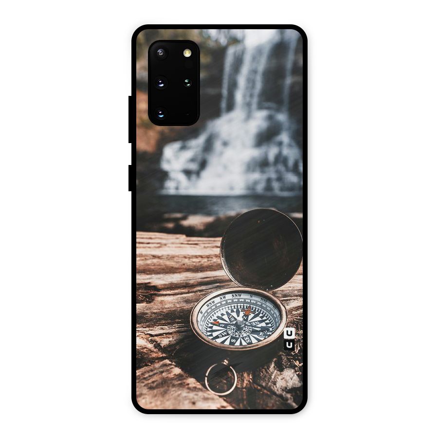 Compass Travel Metal Back Case for Galaxy S20 Plus