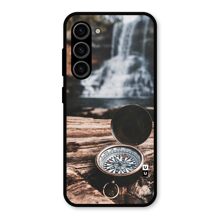 Compass Travel Metal Back Case for Galaxy S23
