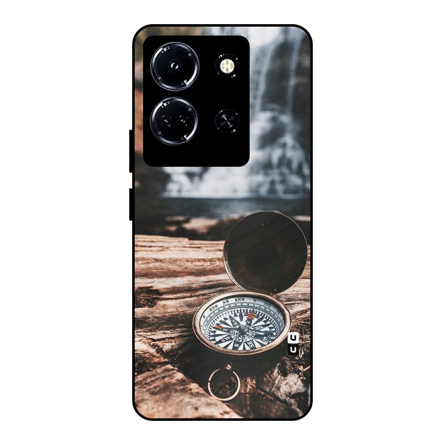 Compass Travel Metal Back Case for Infinix Note 30 5G