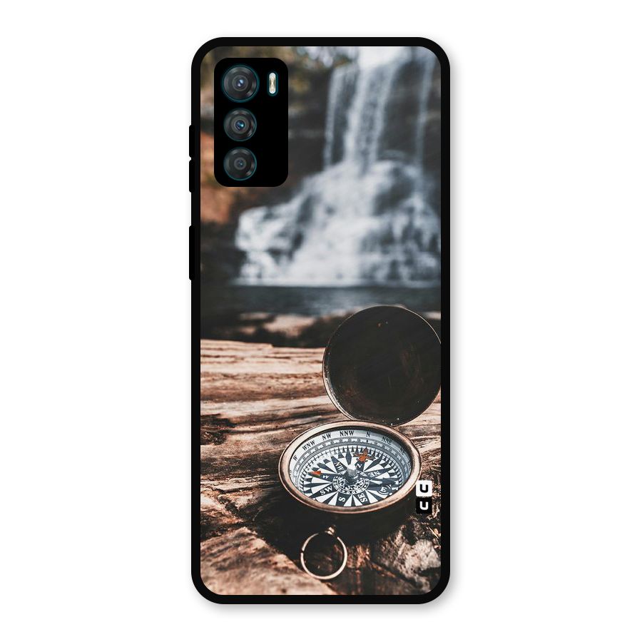 Compass Travel Metal Back Case for Moto G42