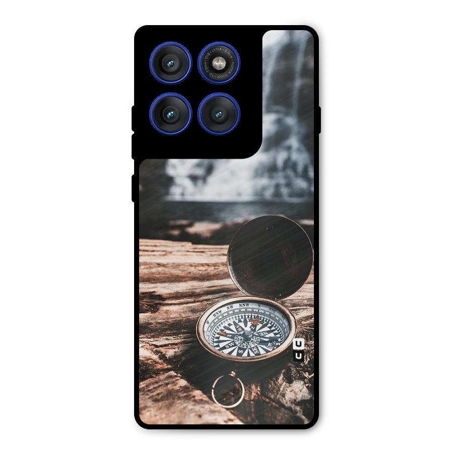 Compass Travel Metal Back Case for Motorola Edge 60 Pro