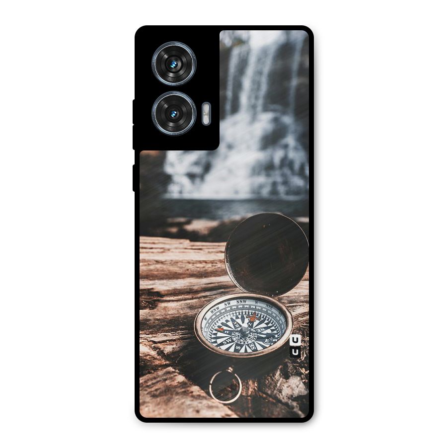 Compass Travel Metal Back Case for Motorola G96