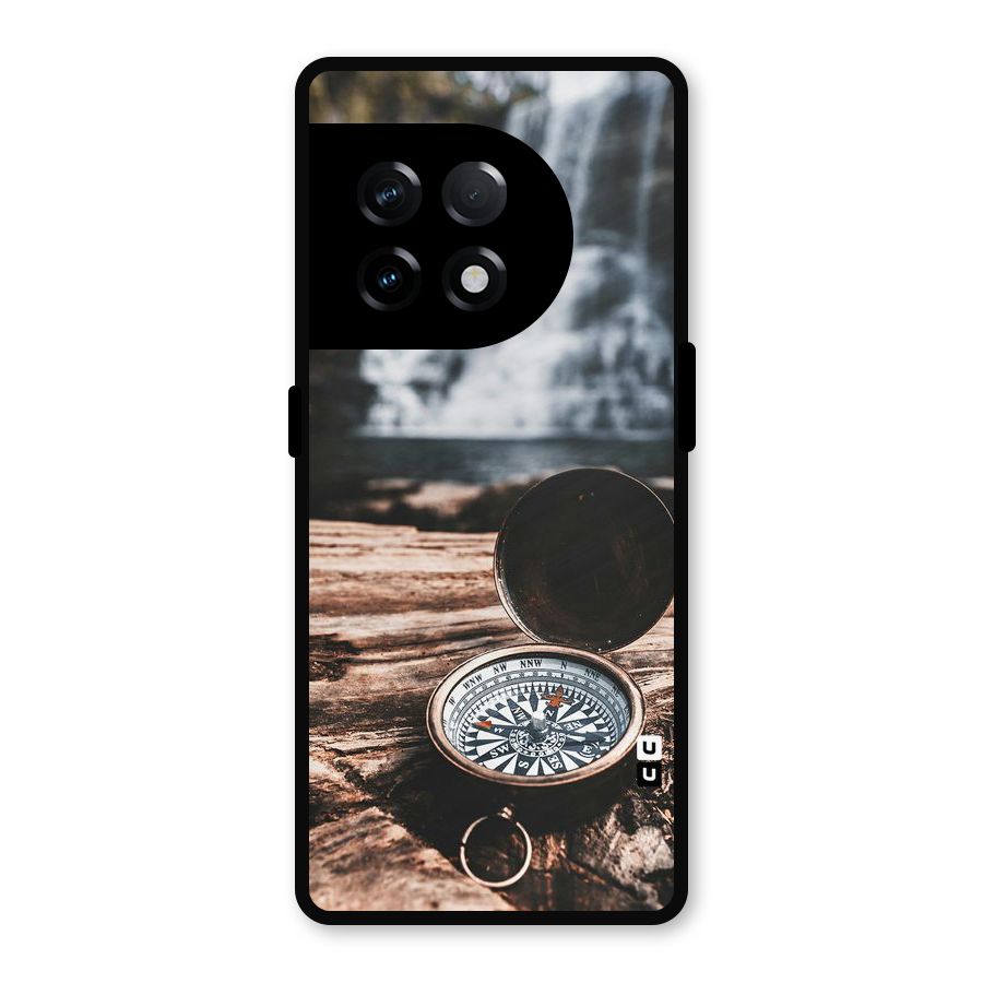 Compass Travel Metal Back Case for OnePlus 11R