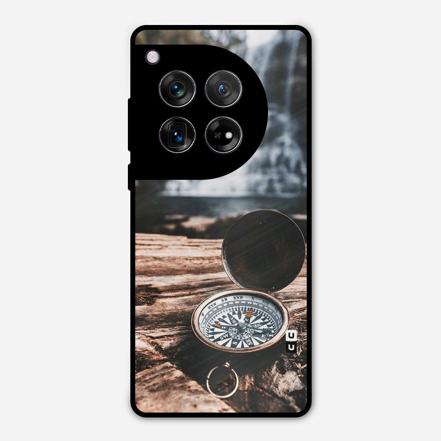 Compass Travel Metal Back Case for OnePlus 12