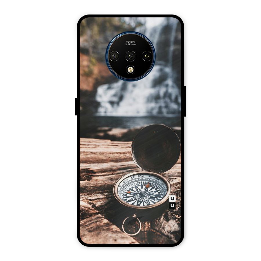 Compass Travel Metal Back Case for OnePlus 7T