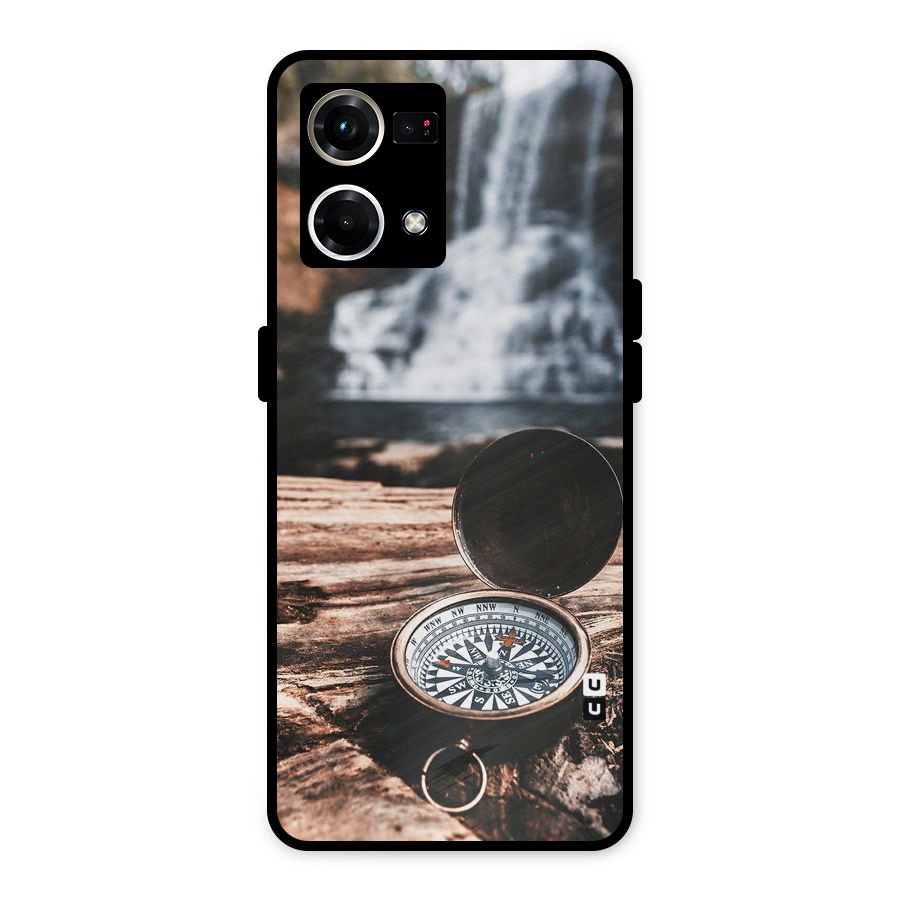 Compass Travel Metal Back Case for Oppo F21 Pro 4G