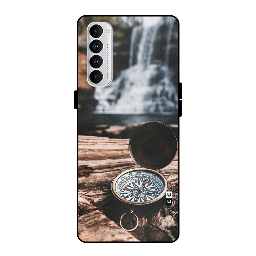 Compass Travel Metal Back Case for Oppo Reno4 Pro