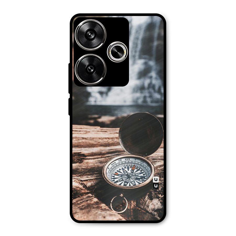 Compass Travel Metal Back Case for Poco F6