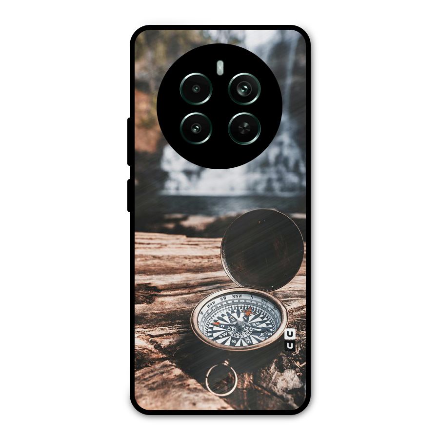 Compass Travel Metal Back Case for Realme 12 Pro Plus