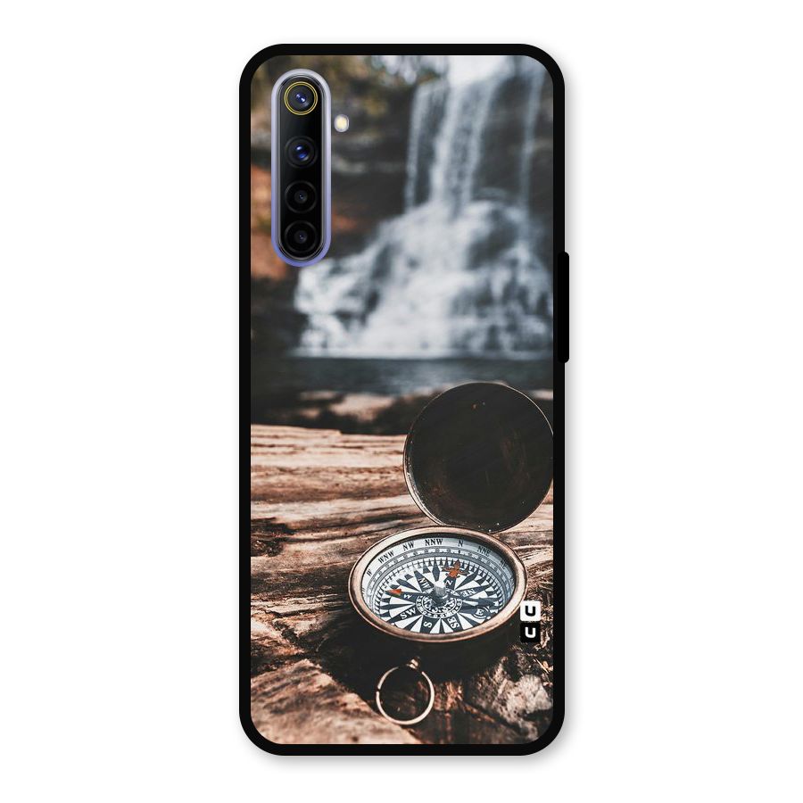 Compass Travel Metal Back Case for Realme 6