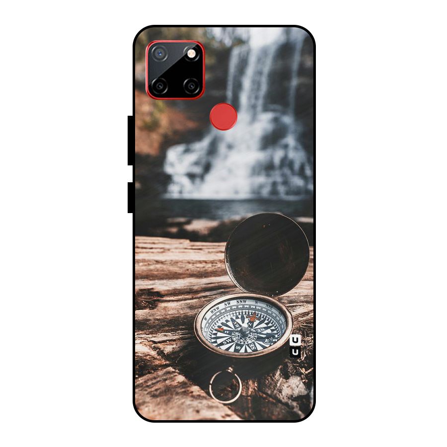 Compass Travel Metal Back Case for Realme C12