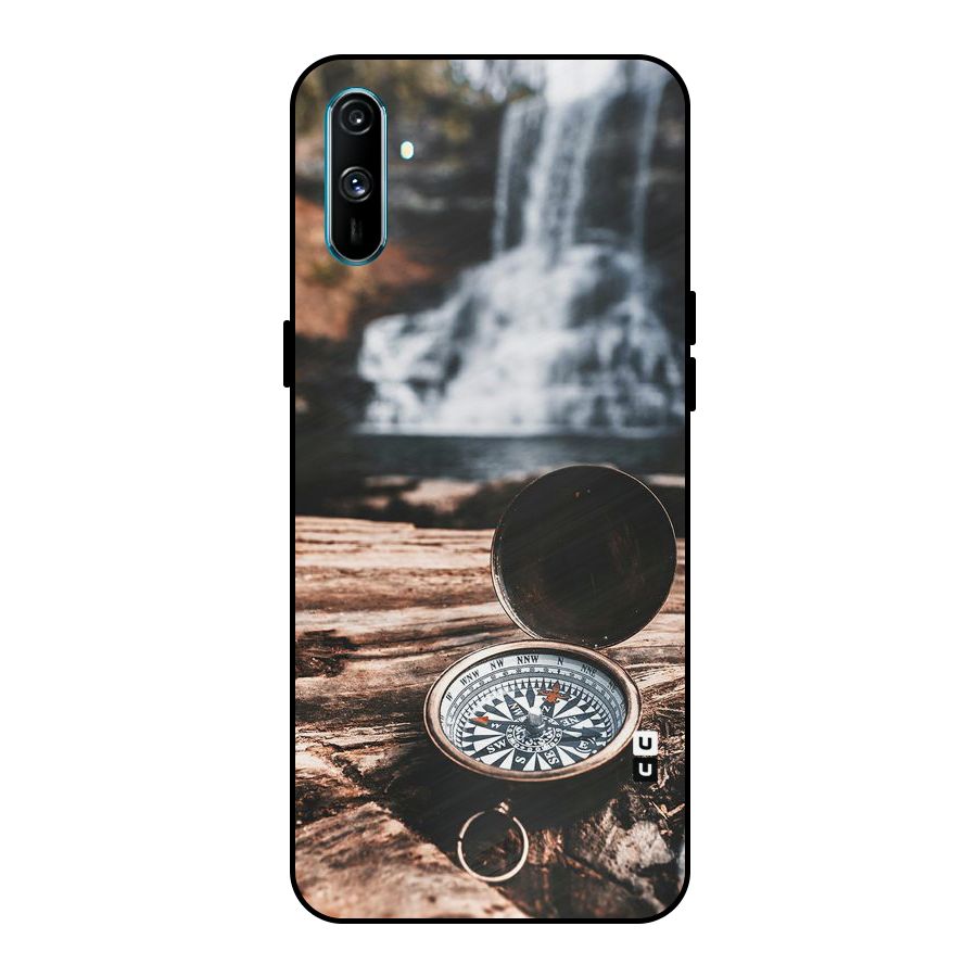 Compass Travel Metal Back Case for Realme C3