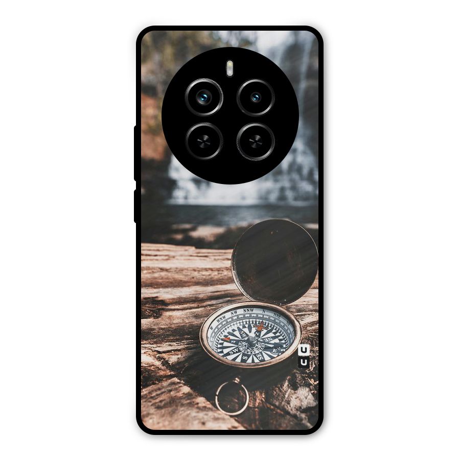 Compass Travel Metal Back Case for Realme P1 Pro