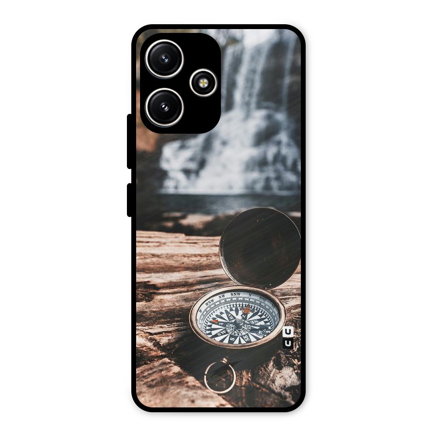 Compass Travel Metal Back Case for Redmi 12 5G