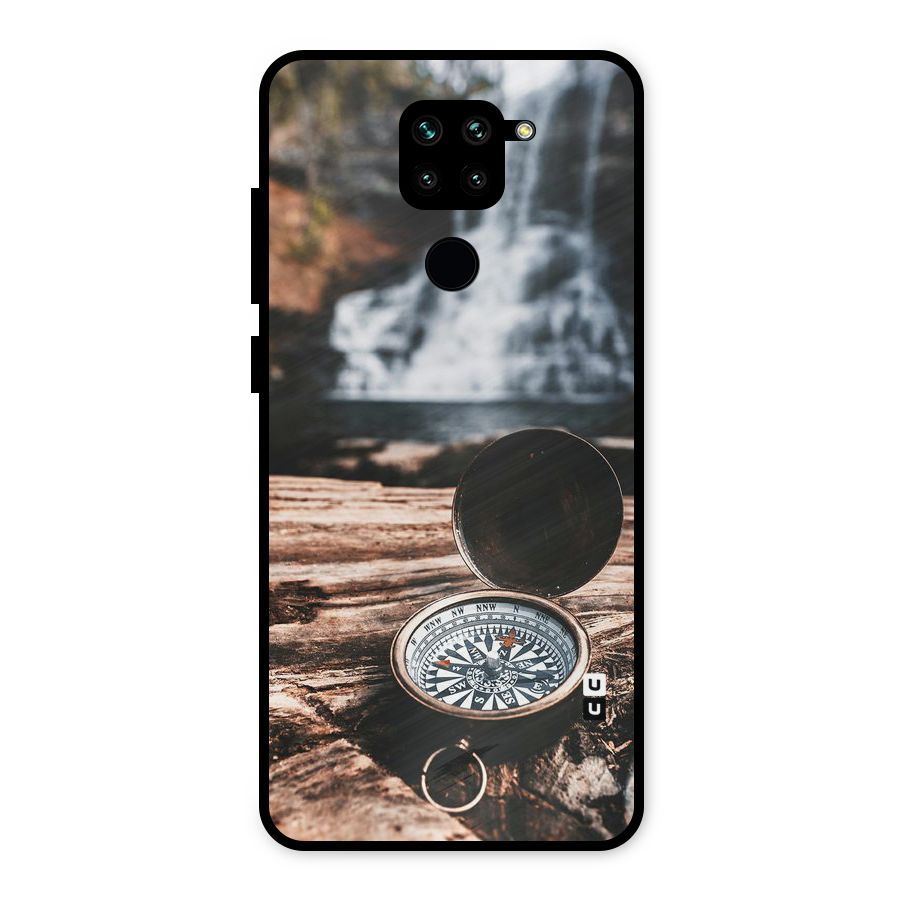 Compass Travel Metal Back Case for Redmi Note 9