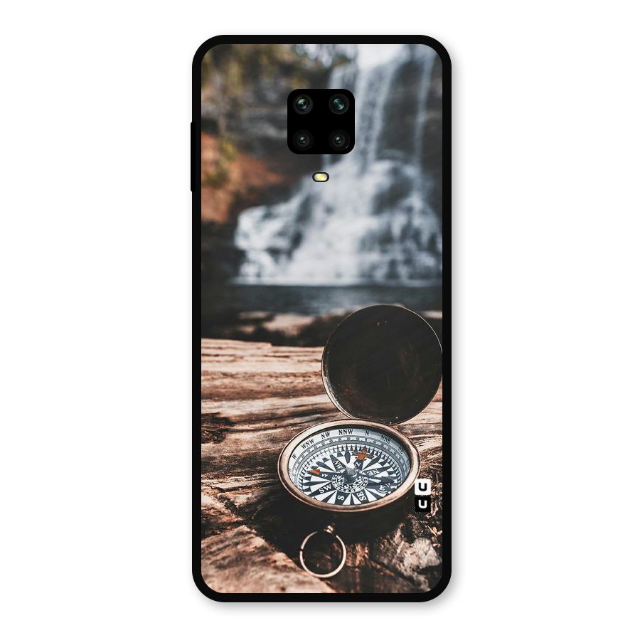Compass Travel Metal Back Case for Redmi Note 9 Pro Max