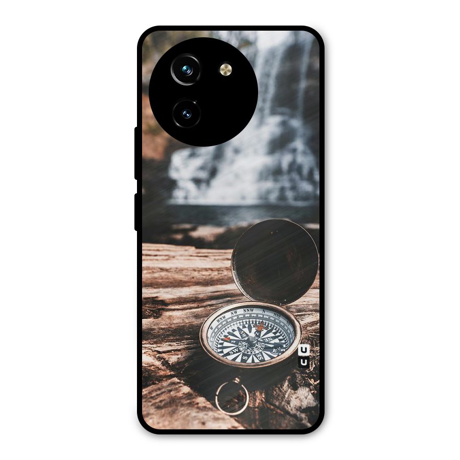Compass Travel Metal Back Case for Vivo T3x