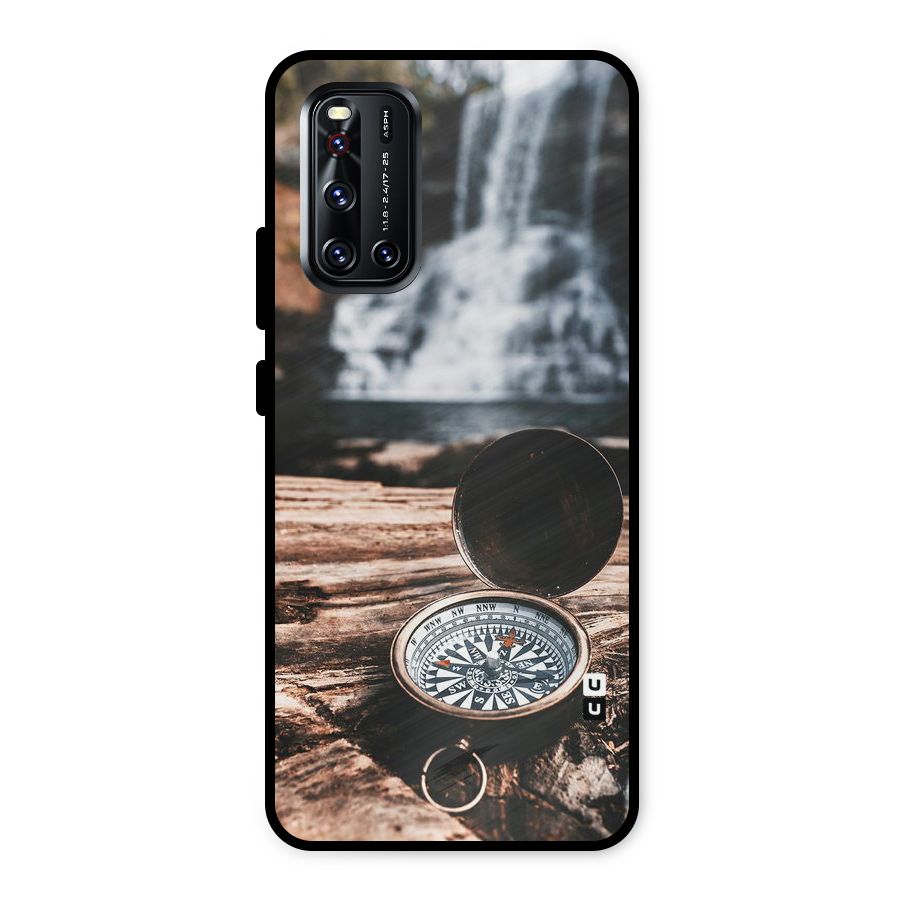 Compass Travel Metal Back Case for Vivo V19
