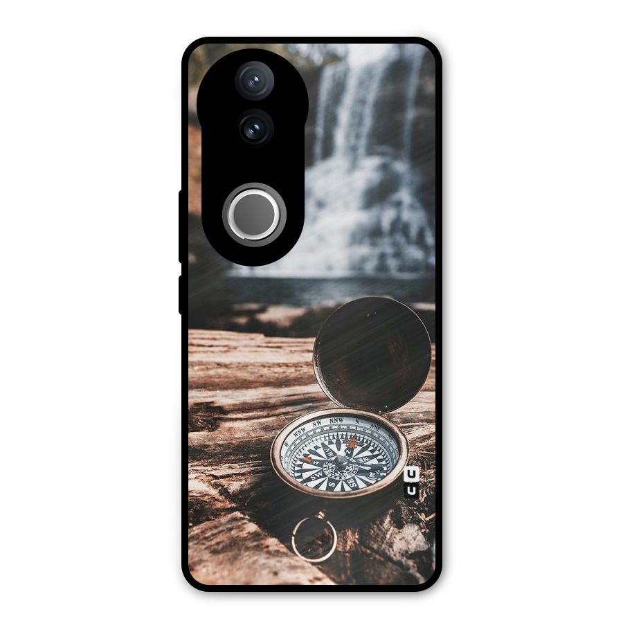 Compass Travel Metal Back Case for Vivo V50e