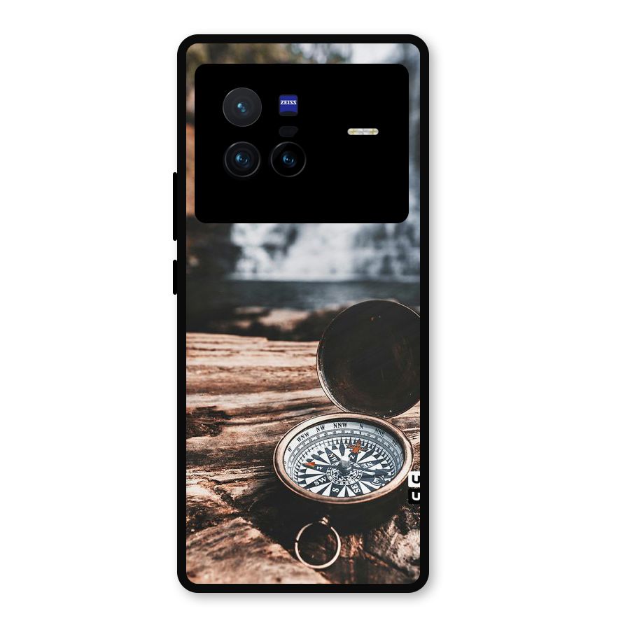 Compass Travel Metal Back Case for Vivo X80