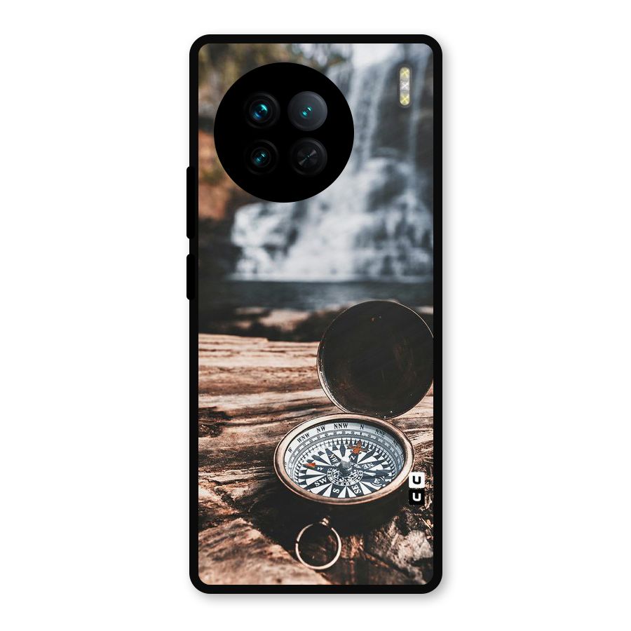 Compass Travel Metal Back Case for Vivo X90