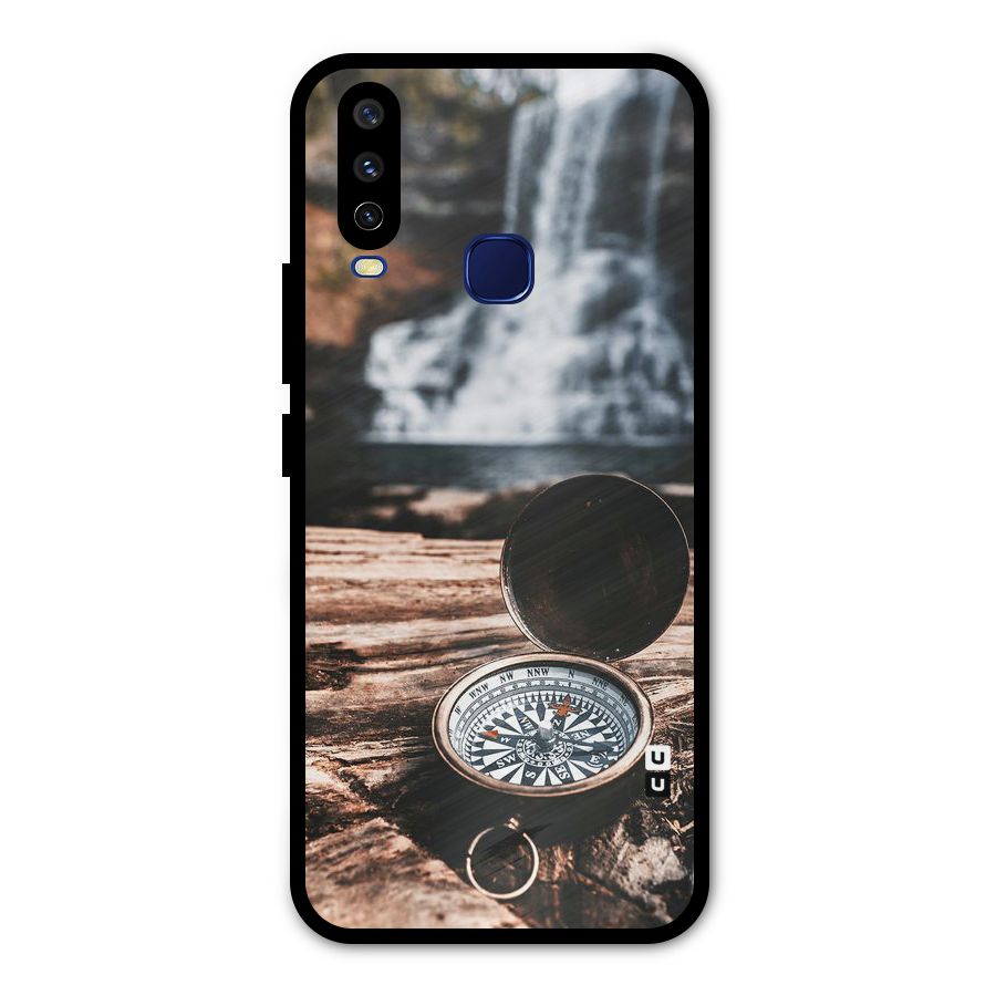 Compass Travel Metal Back Case for Vivo Y12