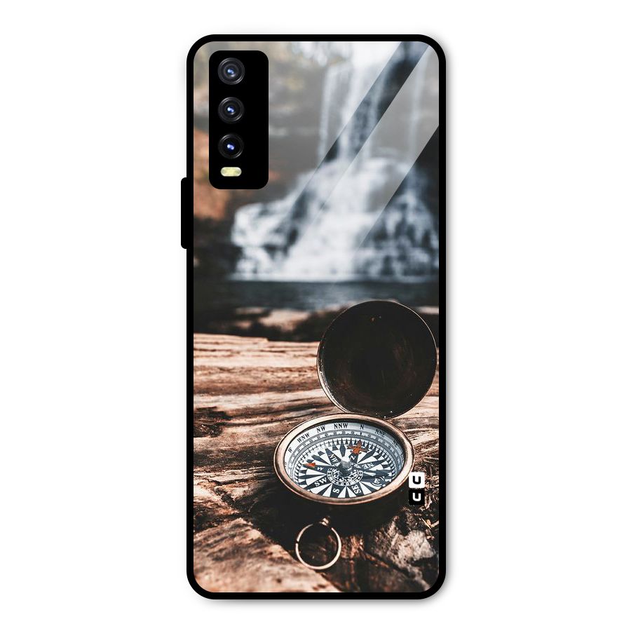 Compass Travel Metal Back Case for Vivo Y20g