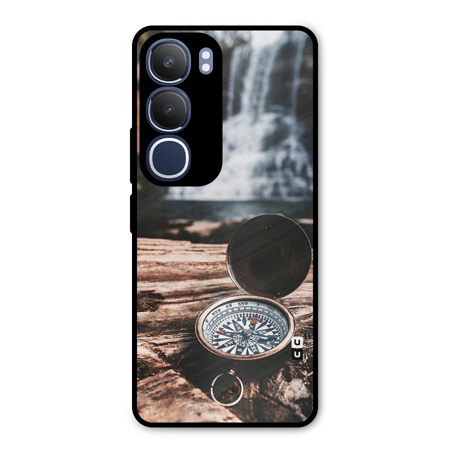 Compass Travel Metal Back Case for Vivo Y29