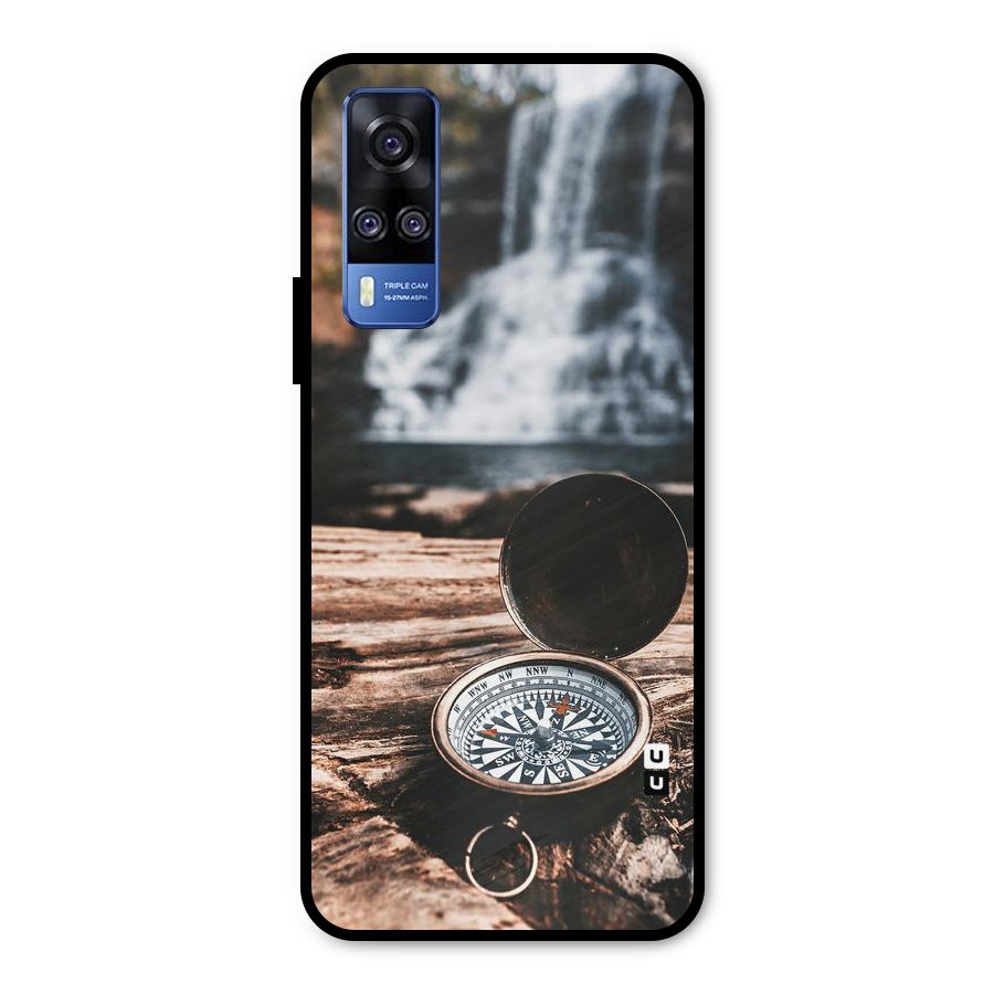 Compass Travel Metal Back Case for Vivo Y31